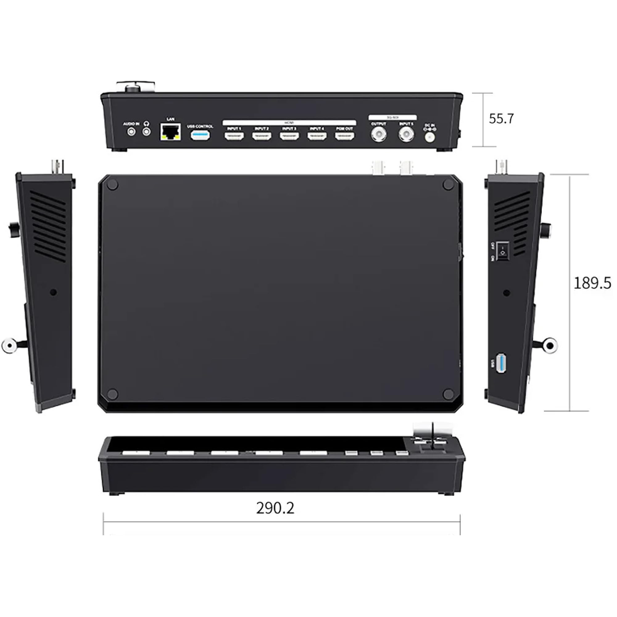 Amazon | Feelworld L4スイッチャー 10.1インチ タッチスクリーン